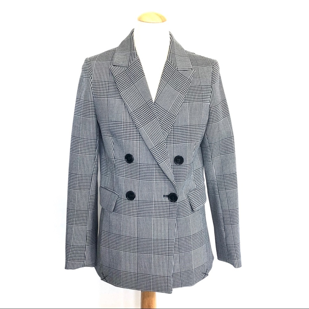 NWOT H&M checked blazer 2